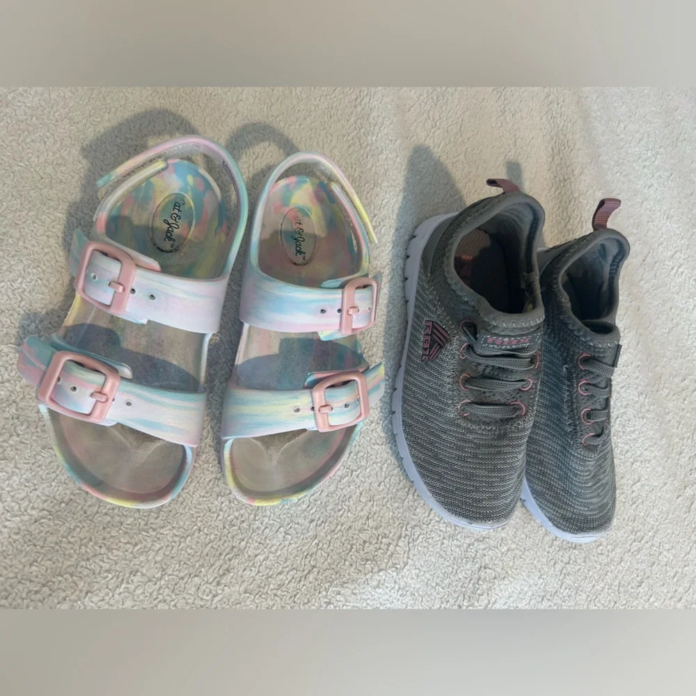 Girls Shoe Bundle Size 9 – RBX Sneakers + Cat & Jack Sandals